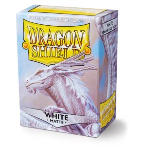 Dragon Shield – Matte Sleeves – White (100)