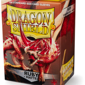 Dragon Shield – Matte Sleeves – Ruby (100)