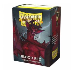 Dragon Shield – Matte Sleeves – Blood Red (100)