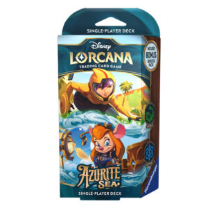 Disney Lorcana – Azurite Sea Starter Deck – Emerald & Sapphire
