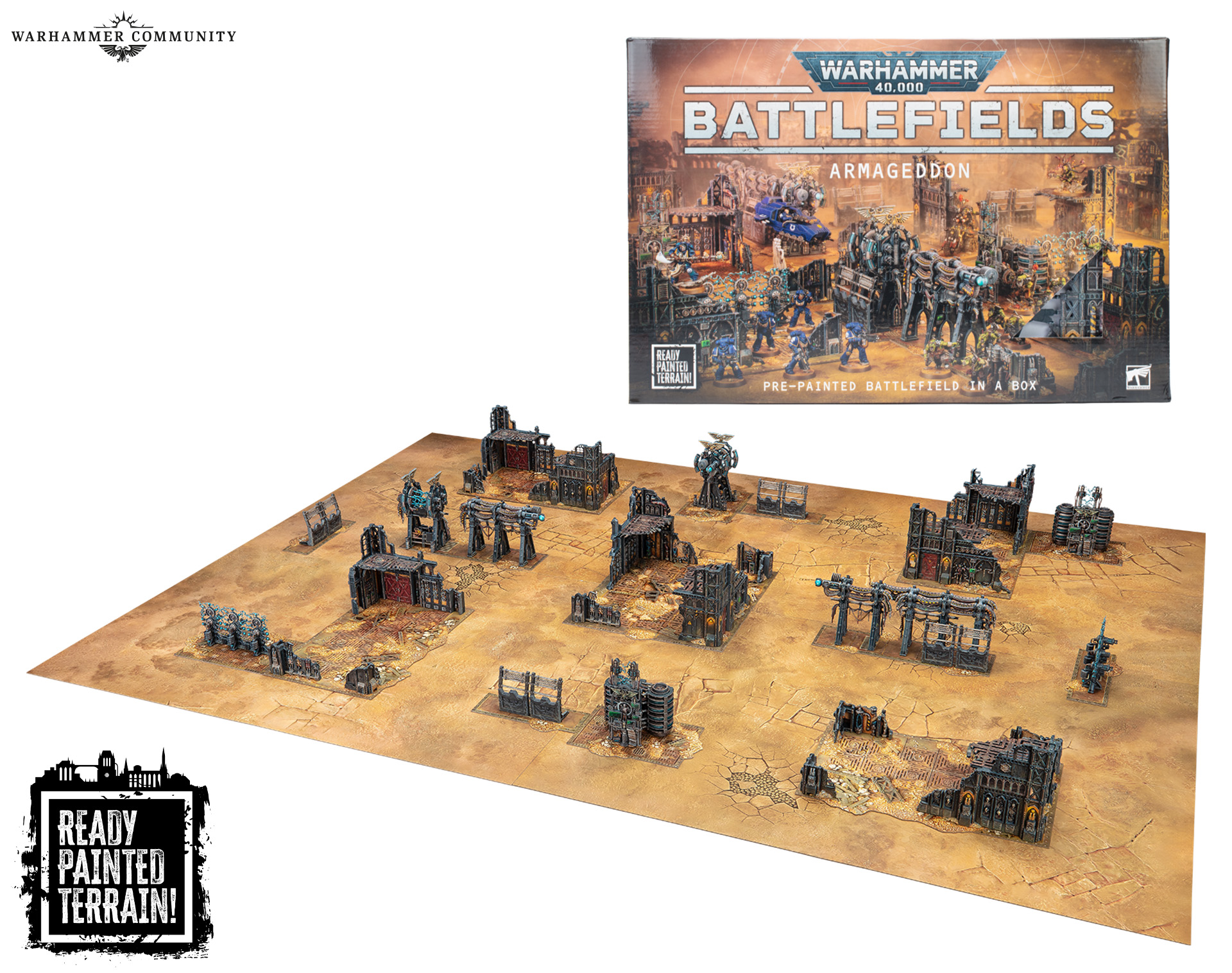 Battlefields: Armageddon – готов боядисан терен