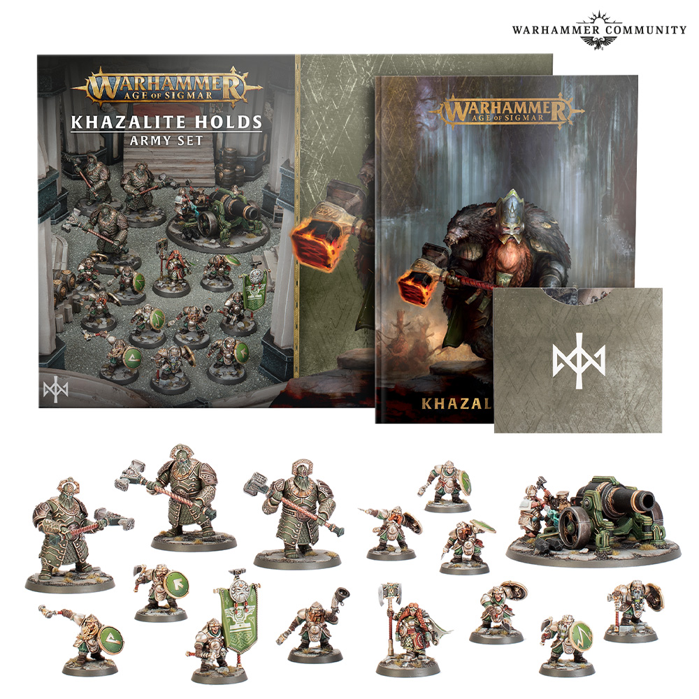 Khazalite Holds Army Set – кутия, Battletome и моделите